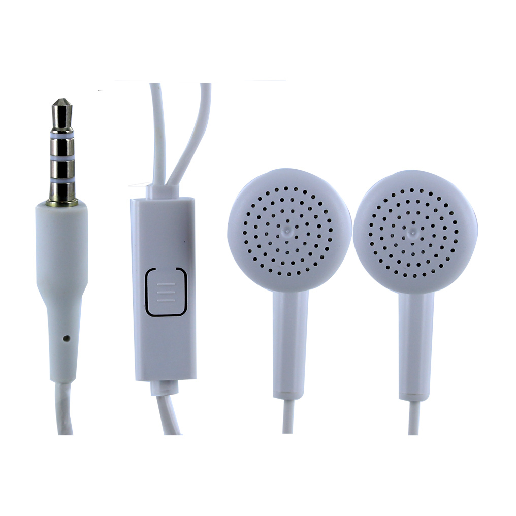 huawei am110 / cg0300 / ft0300 στερεοφωνικά ακουστικά 3.5mm jack λευκό