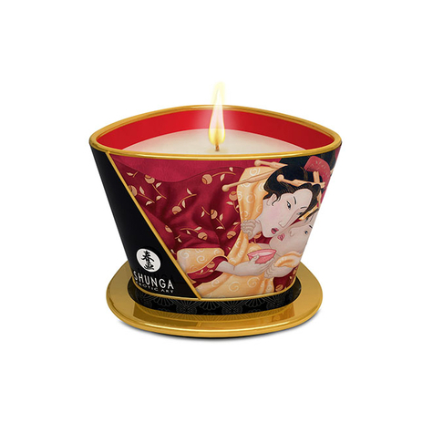 κεριά μασάζ : κερί shunga φράουλα 170 ml