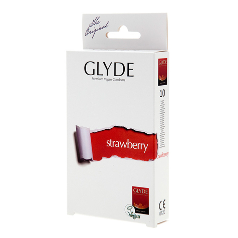 προφυλακτικά : glyde ultra strawberry 10 προφυλακτικά