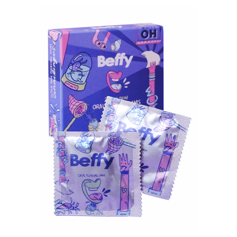 προφυλακτικά : beffy oral dam (2 τεμάχια)