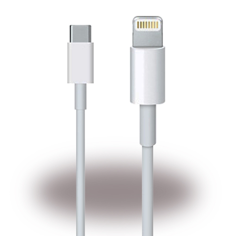 apple mk0x2zm/a 1m καλώδιο δεδομένων / καλώδιο φορτιστή usb τύπου c iphone 8, 7, 7+, 6s, 6s+ λευκό