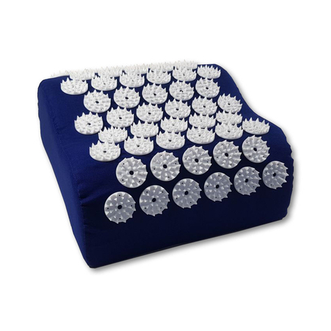 shanti μαξιλάρι βελονισμού / μαξιλάρι νυχιών (23x23cm μπλε )