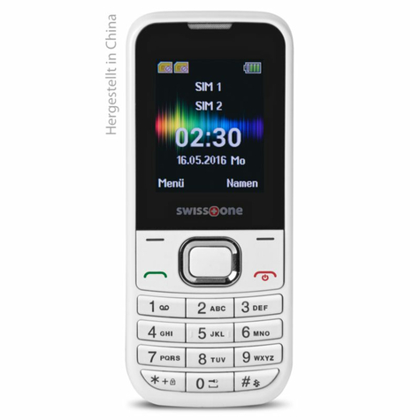 swisstone sc 230 dual sim λευκό κινητό τηλέφωνο gsm