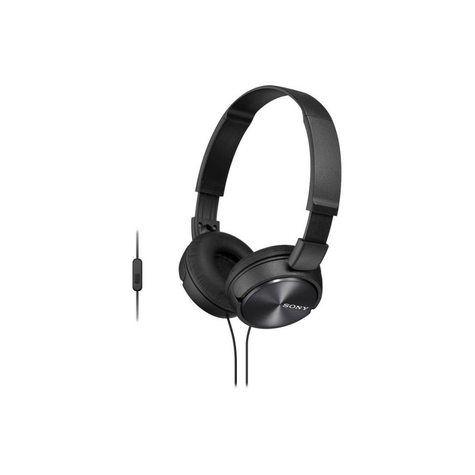 sony mdr-zx310apb ακουστικά στο αυτί με λειτουργία ακουστικού - μαύρο