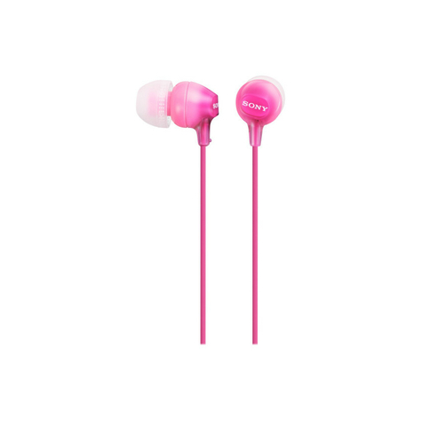 sony mdr-ex15lpp ακουστικά στο αυτί - ροζ