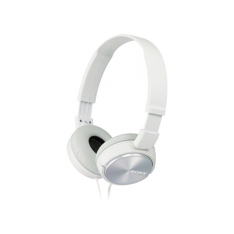 sony mdr-zx310w ακουστικά για τα αυτιά - λευκό