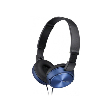 sony mdr-zx310l ακουστικά για τα αυτιά - μπλε