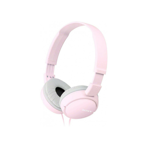 sony mdr-zx110ap ακουστικά στο αυτί - λειτουργία ακουστικών αναδιπλούμενο ροζ