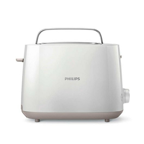 philips hd2581/00 daily collection τοστιέρα λευκή θερμάστρα ψωμιού