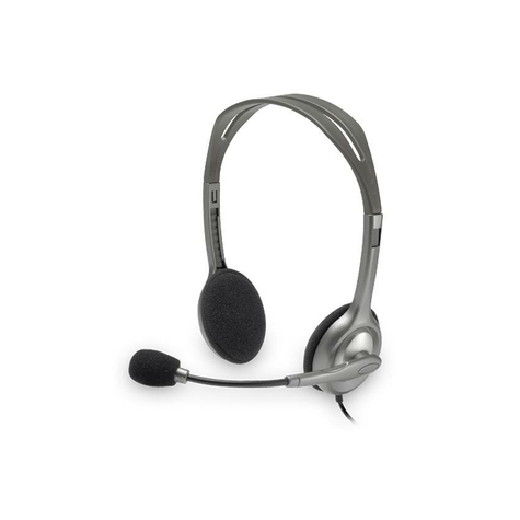 στερεοφωνικά ακουστικά logitech h110 - ακουστικά - on-ear - verdrahtet