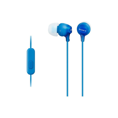sony mdr-ex15apli in-ear ακουστικά, μπλε