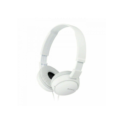 ακουστικά lifestyle εισόδου sony mdr-zx110w, λευκό