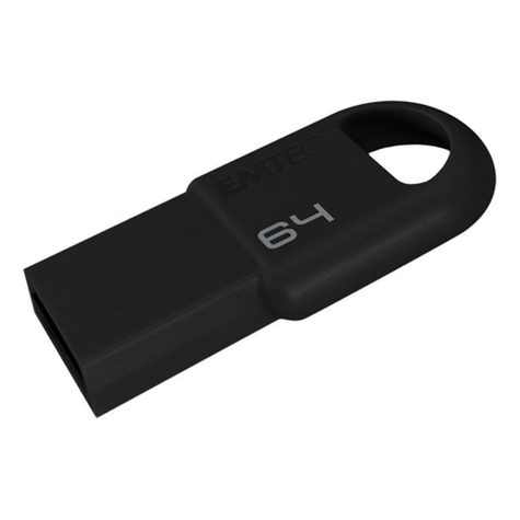 Usb Flashdrive 64gb Emtec D250 Mini (Black)