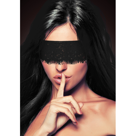 μάσκες mystère μάσκα δαντέλα - μαύρο