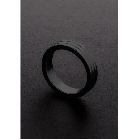 δαχτυλίδια κόκορας χρυσά μαύρα ραβδωτά c-ring (10x50mm)