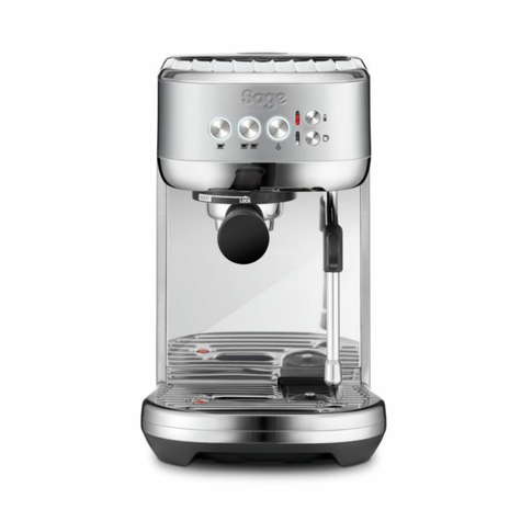 sage appliances ses500 μηχανή espresso bambino plus, βουρτσισμένο ανοξείδωτο ατσάλι