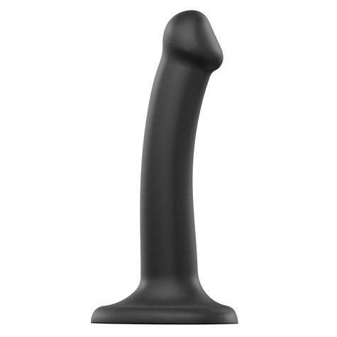 strap-on-me dual density dildo black s