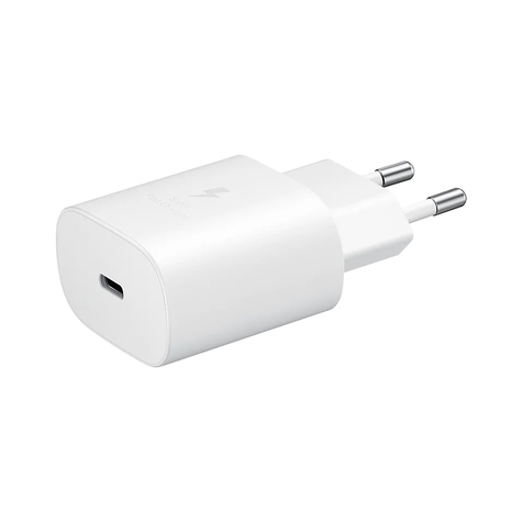 samsung epta800nwegeu usb adapter whitout cable usb type c 25w charger 3a white