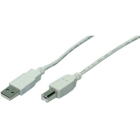 logilink usb 2.0 cable, 2 m, gray