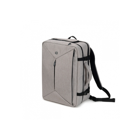 dicota backpack plus edge 13-15.6 light grey d31716