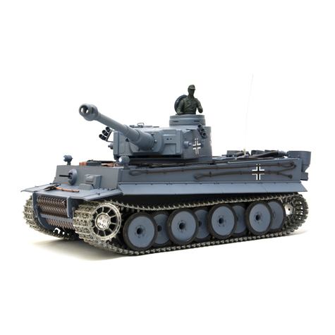 rc panzer "german tiger i" heng long 1:16 grau, rauch&sound,metallgetriebe (stahl) und metallketten -2,4ghz -v 6.0 - pro