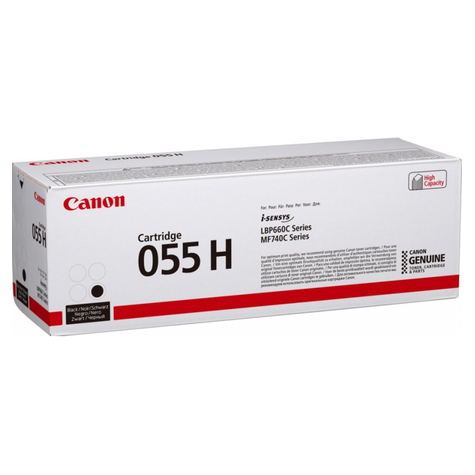 canon 055h - 7600 σελίδες - μαύρο - 1 μονάδα(ες)