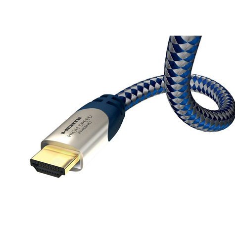 in-akustik 0042305 - 5 m - hdmi type a (standard) - hdmi type a (standard) - μπλε - ασημί