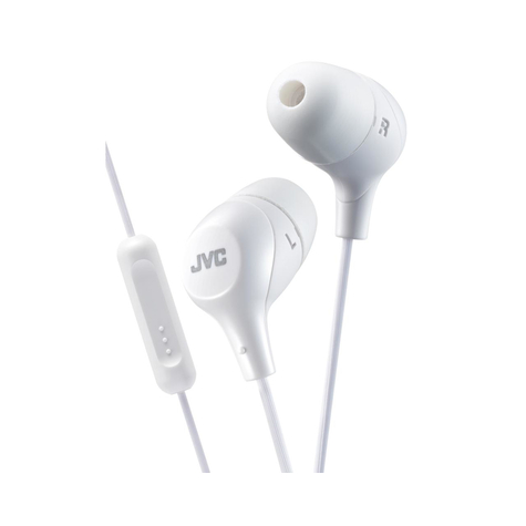 jvc ha-fx38m-w-e - ακουστικά - ptt - ακουστικά - στο αυτί - λευκό - binaural