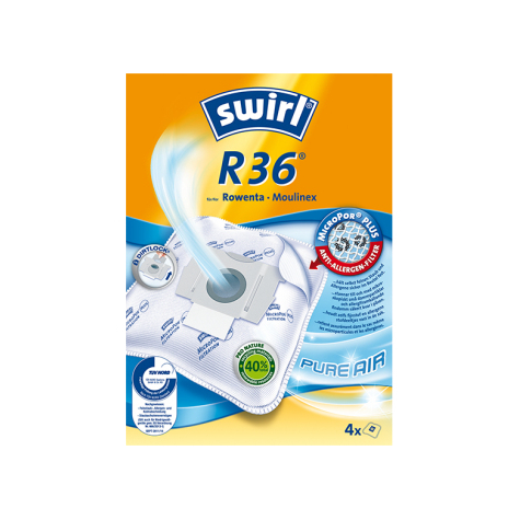 swirl r 36 - σετ σακούλας για ηλεκτρική σκούπα