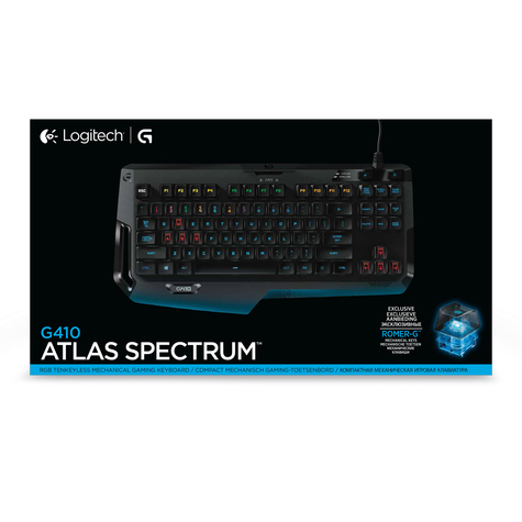 logitech gaming g410 atlas spectrum - πληκτρολόγιο - usb