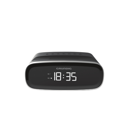 grundig sonoclock 1500 - ρολόι - αναλογικό & ψηφιακό - am,fm - 1 w - led - μαύρο