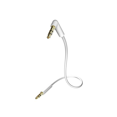 in-akustik star jack 90Ã ¢Â° mp3 audio cable - καλώδιο ήχου - μίνι ακουστικό στερεοφωνικό 3,5 mm (m) σε μίνι ακουστικό στερεοφωνικό 3,5 mm (m)