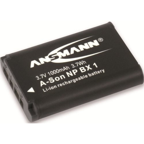 ansmann 1400-0041 - ιόντων λιθίου (li-ion) - 1000 mah - φωτογραφική μηχανή - sony dsc-rx1 - dsc-rx100 - hdras15 - 3.7 v - 1 τεμάχιο(-α)