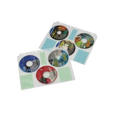 hama θήκες ευρετηρίου cd-rom - 60 δίσκοι - διαφανές - πλαστικό