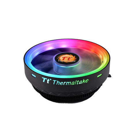 thermaltake ux100 argb lighting - επεξεργαστής - ψύκτης - 12 cm - lga 1150 (socket h3) - lga 1151 (socket h4) - lga 1155 (socket h2) - lga 1156 (socket h) - lga 775... - amd a - amd athlon - amd ryzen - intelâ® celeronâ® - intelâ® coreâ¢ i3 - intel core i
