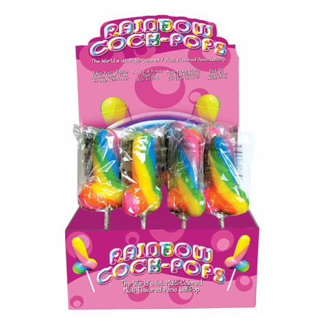 rainbow cock pop (12 τεμάχια)