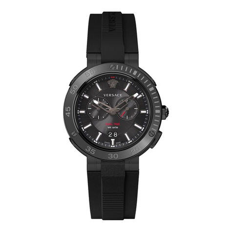 versace vecn00219 v-extreme pro ανδρικό ρολόι dualtimer