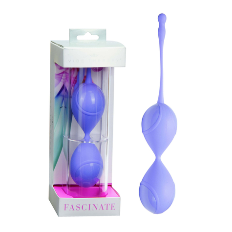 vibe therapy fascinate duo-balls μοβ