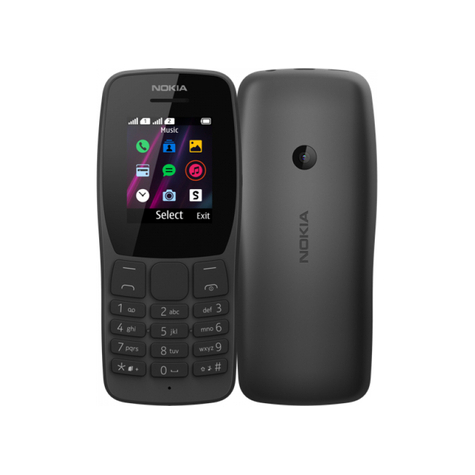 Nokia 110 dual-sim μαύρο