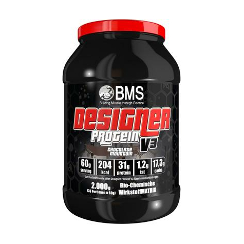 bms designer protein v3, 2000 g κονσέρβα