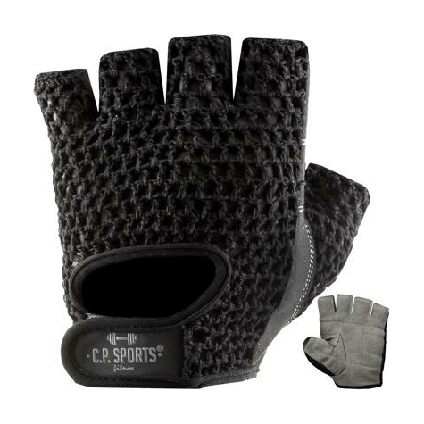 c.p. sports fitness glove classic, μαύρο-ανθρακί