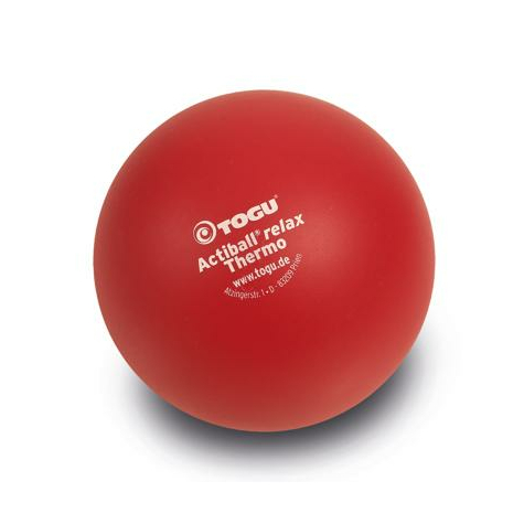 togu actiball relax thermo l μπάλα μασάζ, κόκκινη