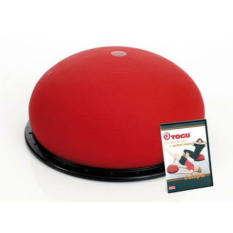 togu jumper μπάλα τραμπολίνο με dvd, κόκκινο