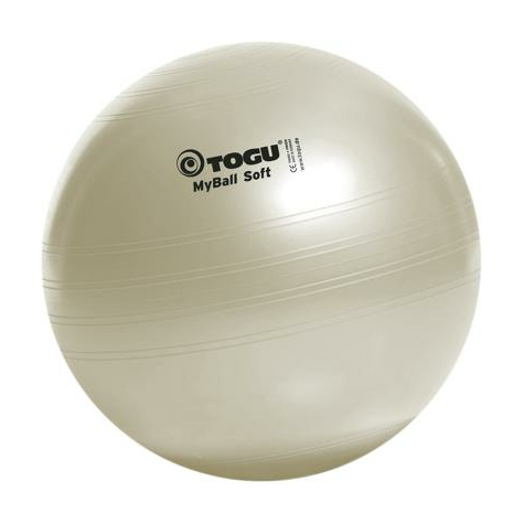 togu myball soft, 55 cm, pearl-weiruby red/anthracite