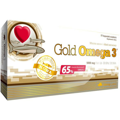 olimp gold omega 3, 65%, 60 κάψουλες
