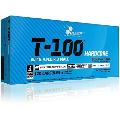 olimp t-100 hardcore mega caps, 120 κάψουλες
