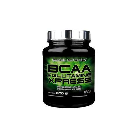 scitec nutrition bcaa + glutamine xpress, δόση 600 g