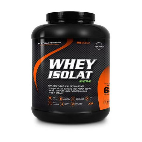 srs whey isolate native, 1900 g can, neutral