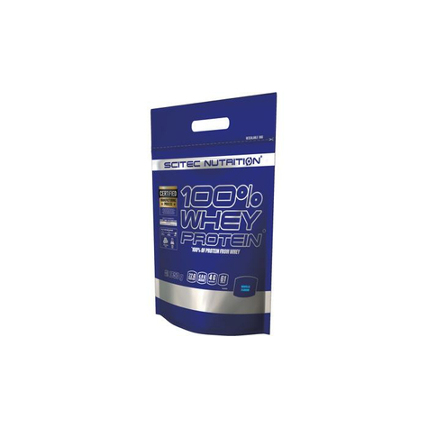 scitec nutrition 100% πρωτεΐνη ορού γάλακτος, 1850 g σακούλα