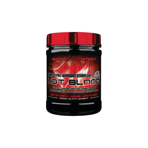scitec nutrition hot blood 3.0, δόση 300 g